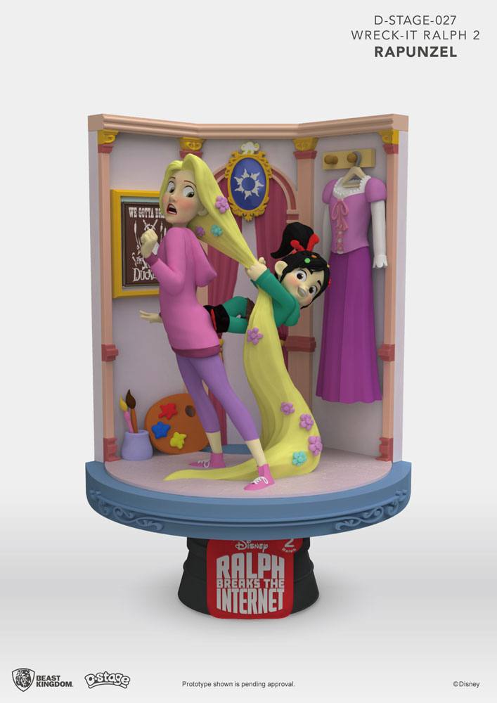 Figurine - D Stage - Raiponce & Vaneloppé - Disney