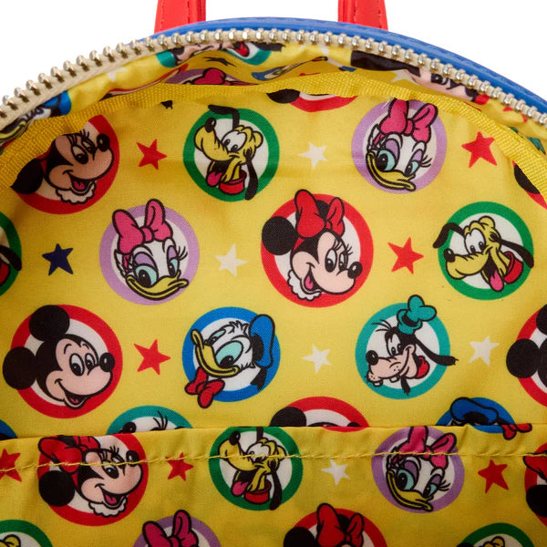 Mini sac à dos Serre-tête LoungeFly - Classique - Mickey & Amis