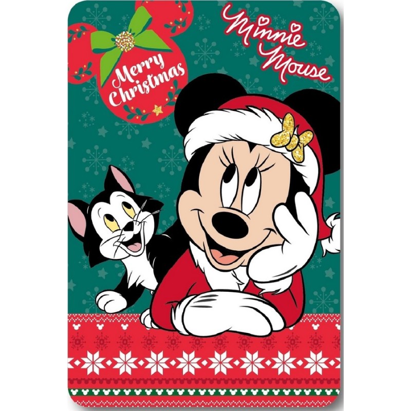 Plaid Polaire Minnie Disney noël
