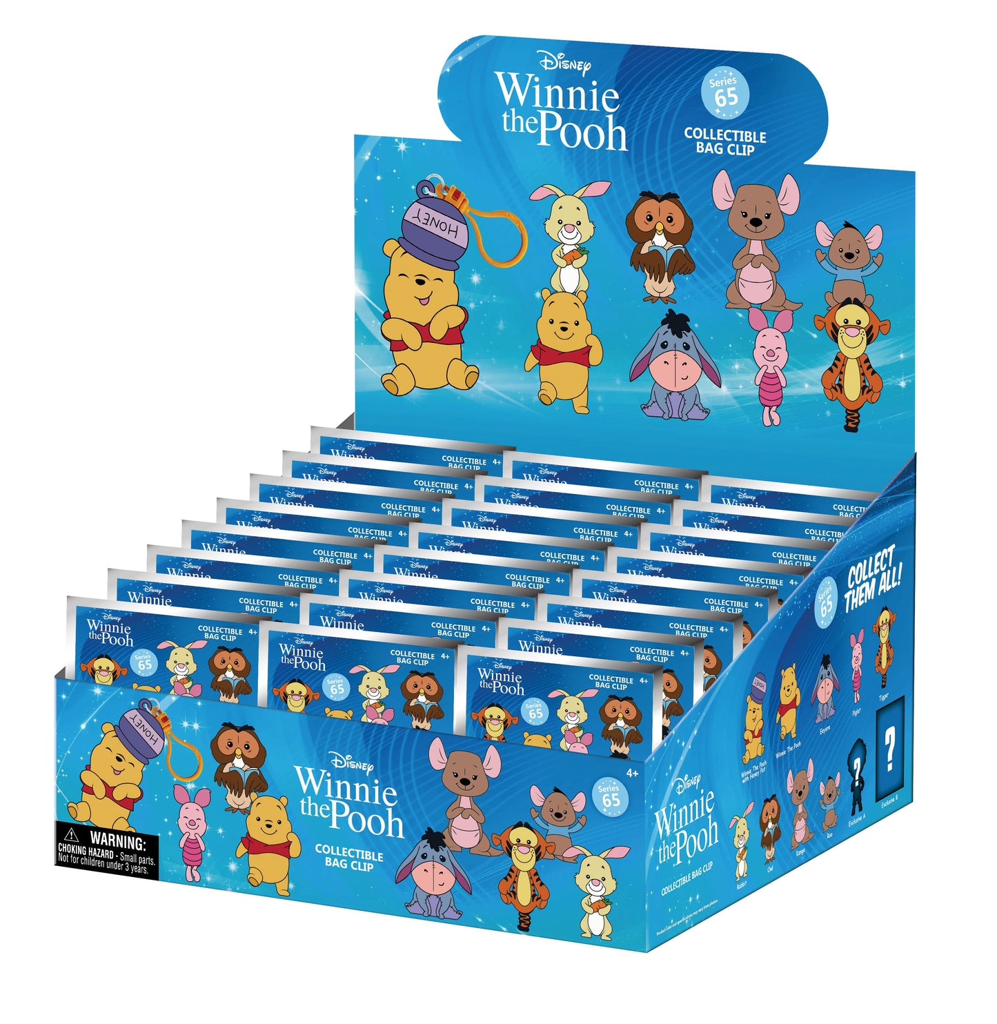 WINNIE L'OURSON - Series 2 - 3D Foam Bag Clip