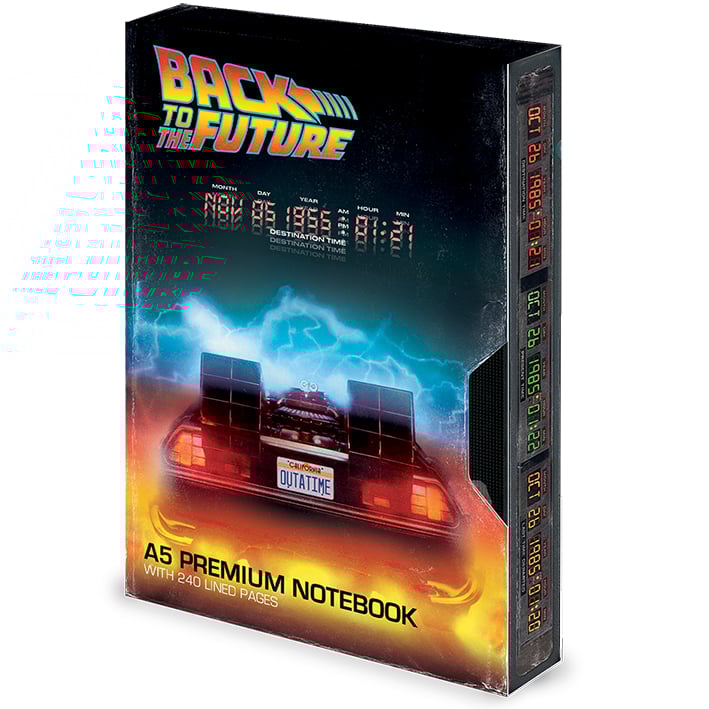 RETOUR VERS LE FUTUR - VHS Great Scott - Notebook A5 Premium