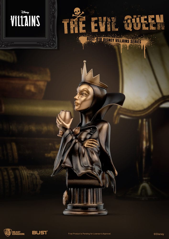DISNEY - Reine-Sorcière - Buste Villains Series PVC 16cm