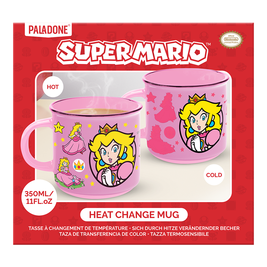 SUPER MARIO - Princesse Peach - Mug Thermoréactif 350ml