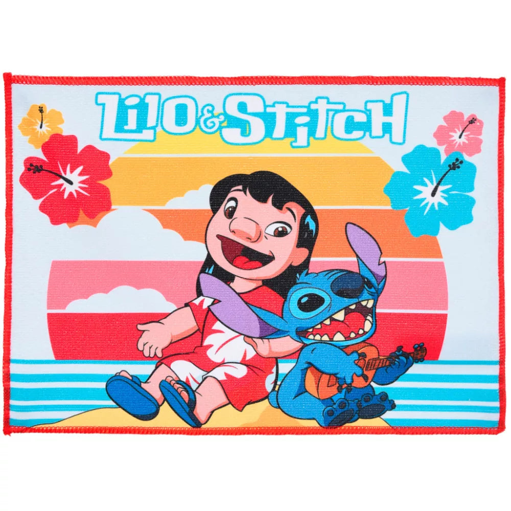 Serviette de toilette, serviette de visage, serviette Disney Lilo et Stitch Sunset 40x30 cm