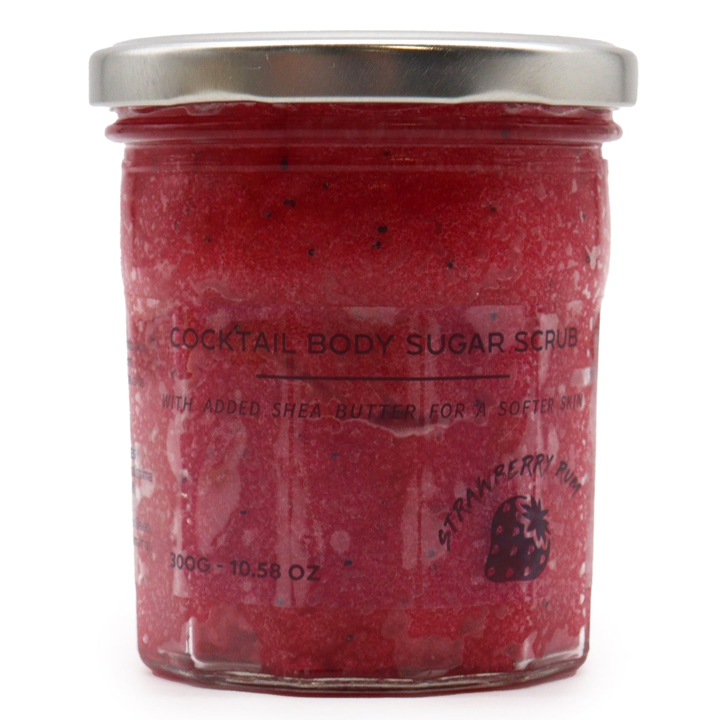 Gommage Corporel au Sucre Parfumé - Rhum Fraise 300g