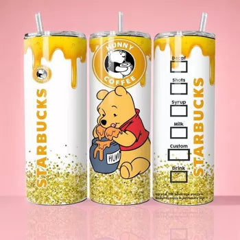 Gourde / Thermos Isotherme - Winnie l'ourson / Miel - Disney - 590 ml