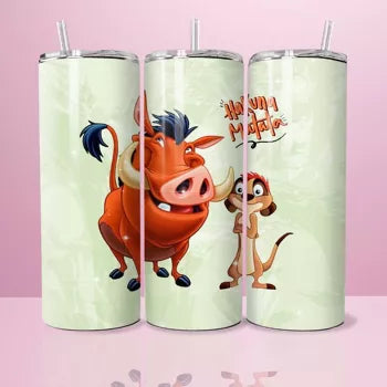 Gourde / Thermos Isotherme - Timon & Pumba - Le Roi Lion  - Disney  - 590 ml