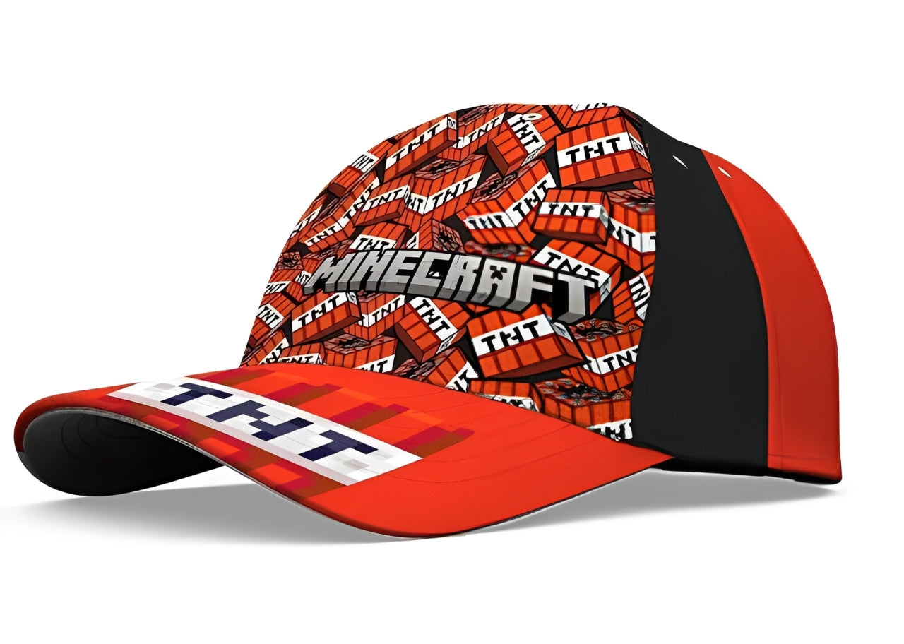 Casquette enfant - Minecraft - 54cm - Rouge
