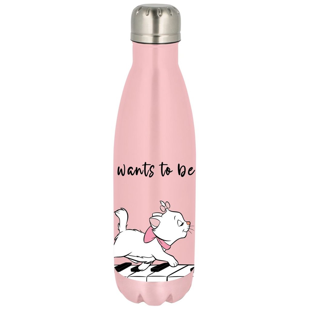 Gourde / Bouteille en acier inoxydable  Marie - Aristochats  - Disney