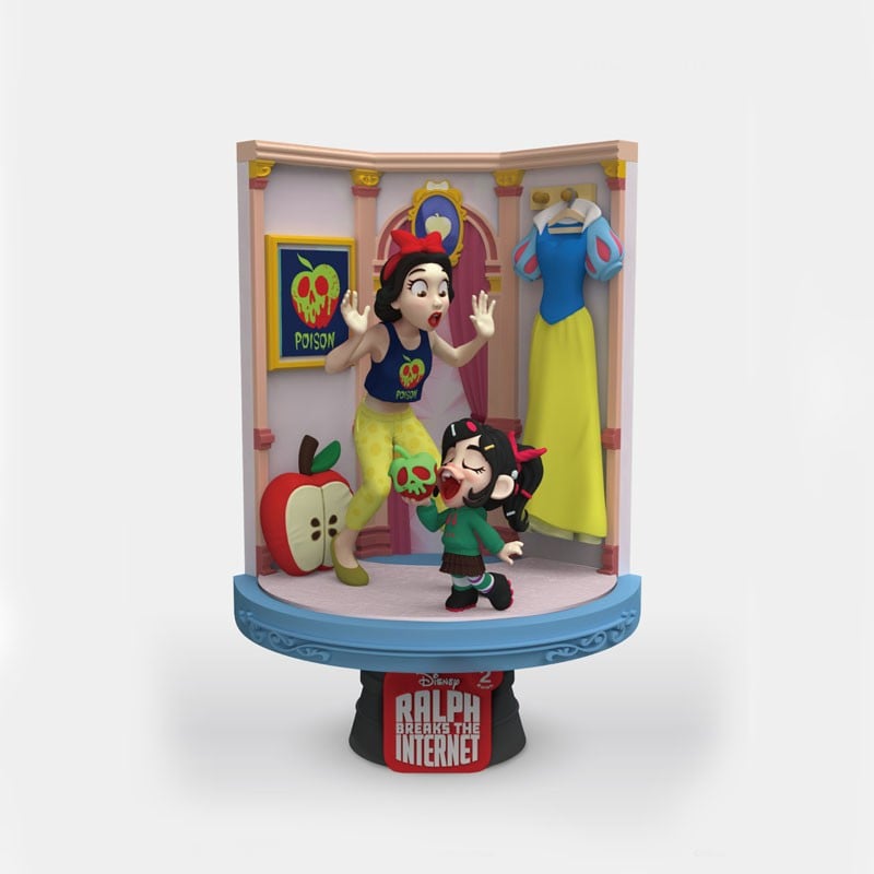 Figurine  - D Stage - Blanche neige & Vaneloppe  - Disney