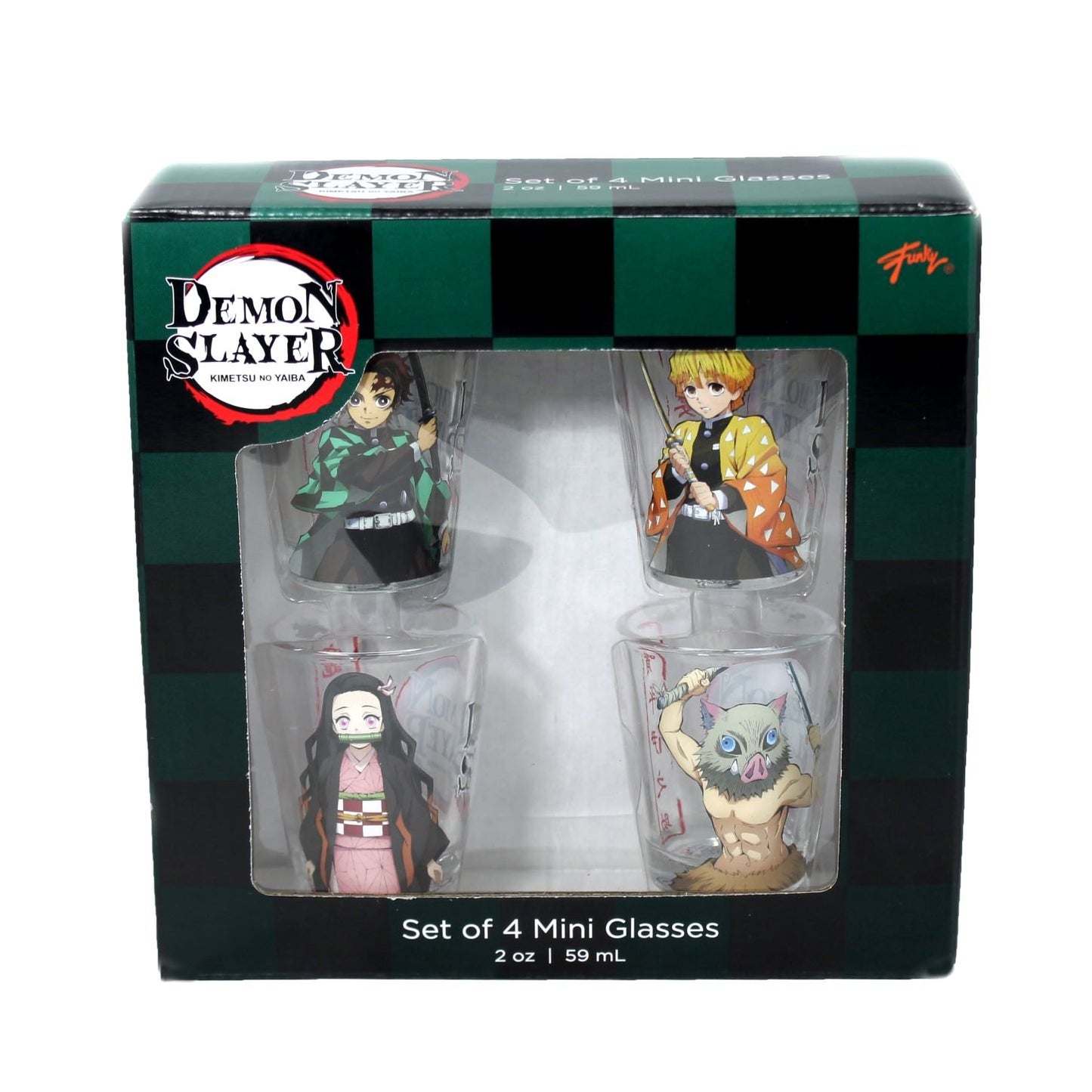 Lot de 4 à shot - Démon Slayers