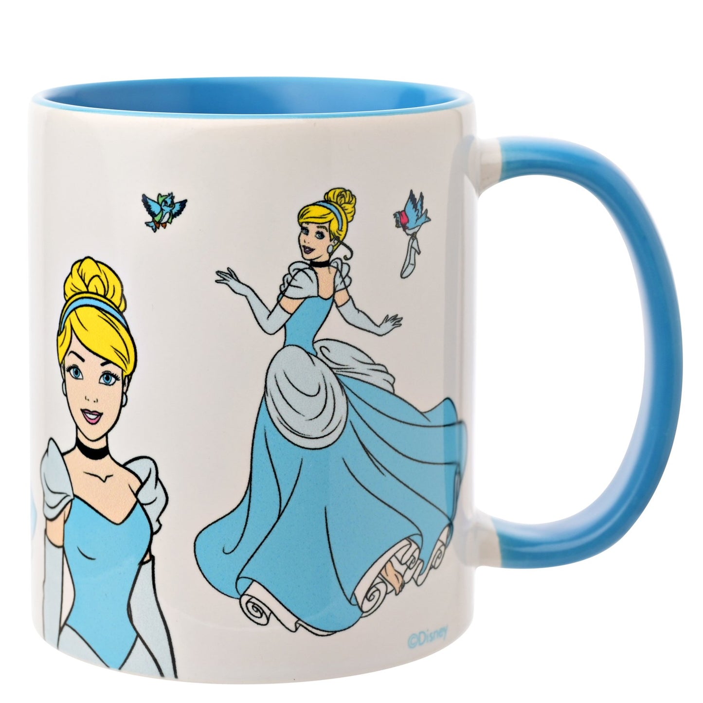 Mug Interieur Coloré - 325ml - Cendrillon / Disney