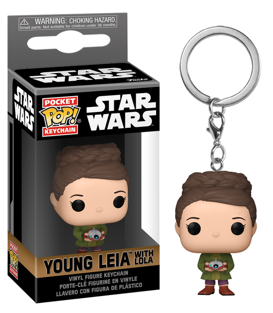Porte clés Mini Pop - Leïa Oragana "jeune " - Star Wars