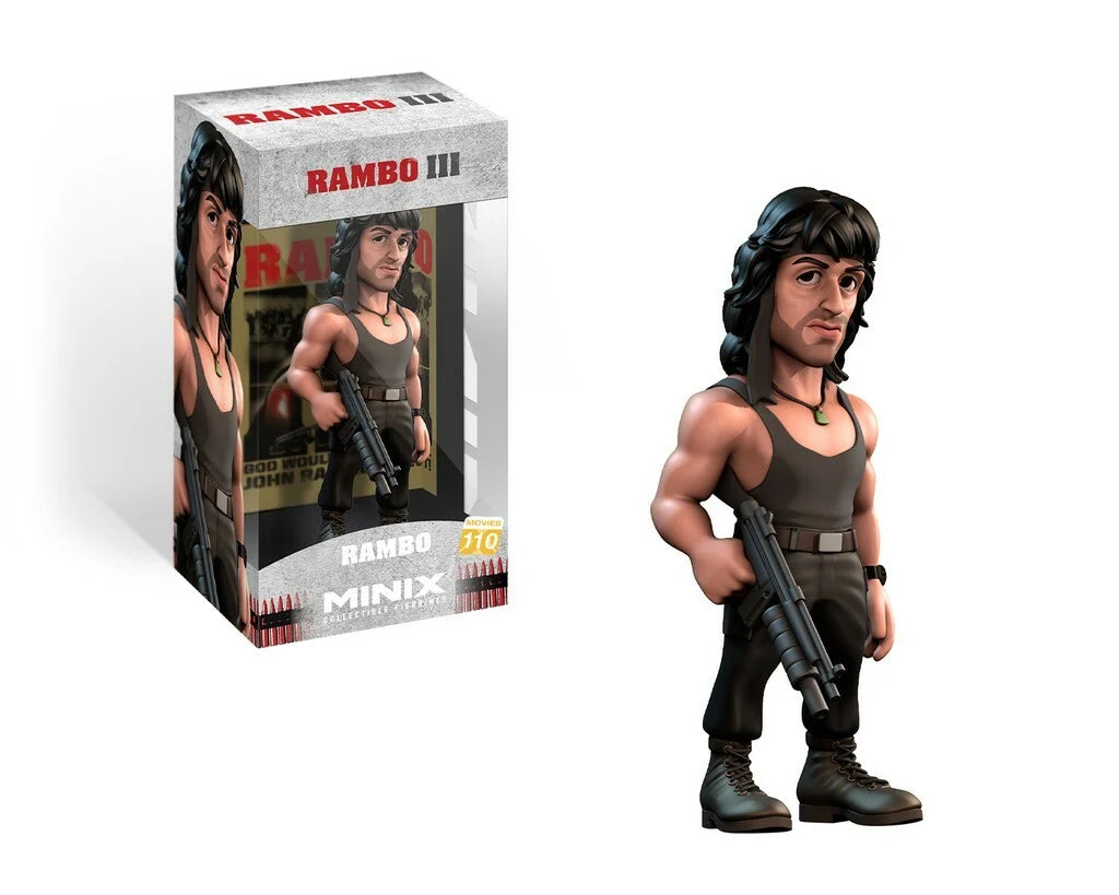 RAMBO 3 - Rambo en T-Shirt - Figurine Minix # 12cm
