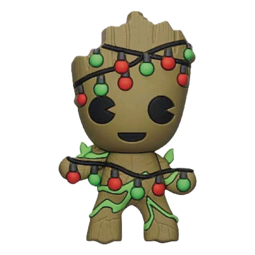 Aimant à collectionner en mousse 3D - Groot Noël - Marvel