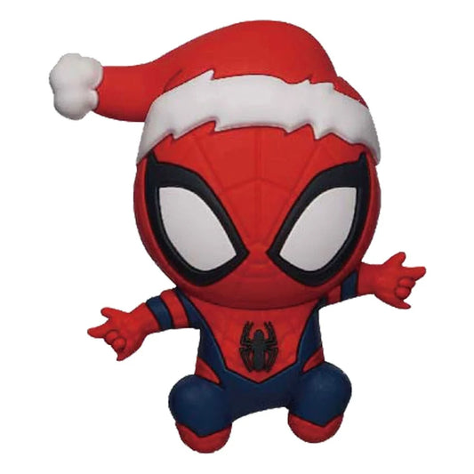 Aimant à collectionner en mousse 3D - Spider-Man noël / Marvel