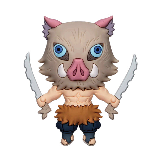 Aimant à collectionner en mousse 3D - Inosuke Hashibara /  Demon Slayer
