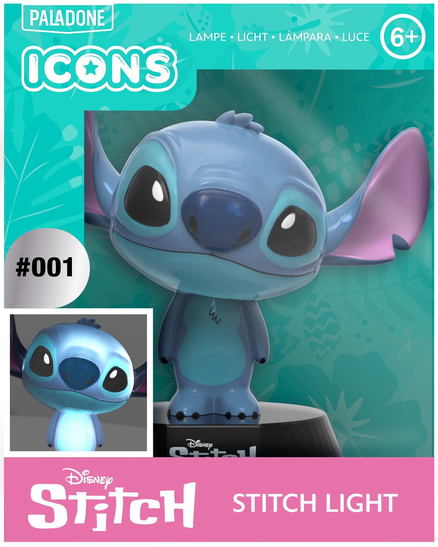 DISNEY - Stitch - Lampe Icone 10cm