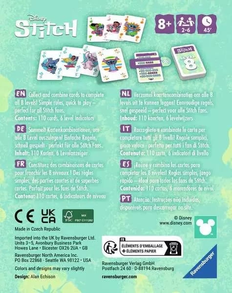 STITCH - Level 8 - Jeu de famille