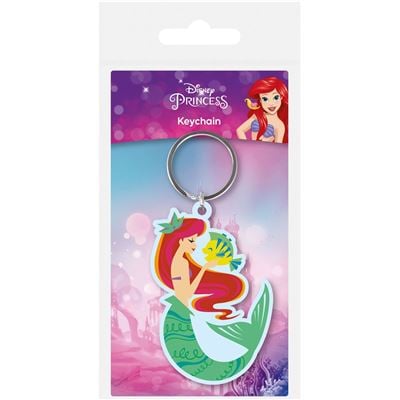Porte-clés en PVC - Ariel et Polochon - La Petite Sirene