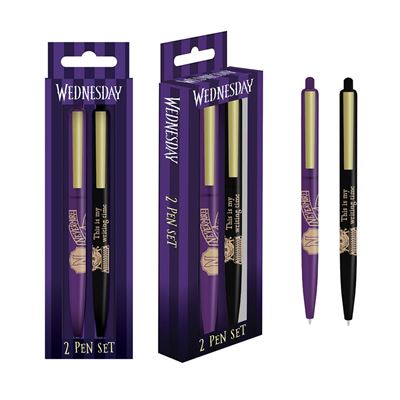 Set de 2 Bics - Nevermore / Mercredi