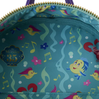 Mini Sac à Dos Loungefly - Life is the bubbles - Petite Sirene 35 Anniv.