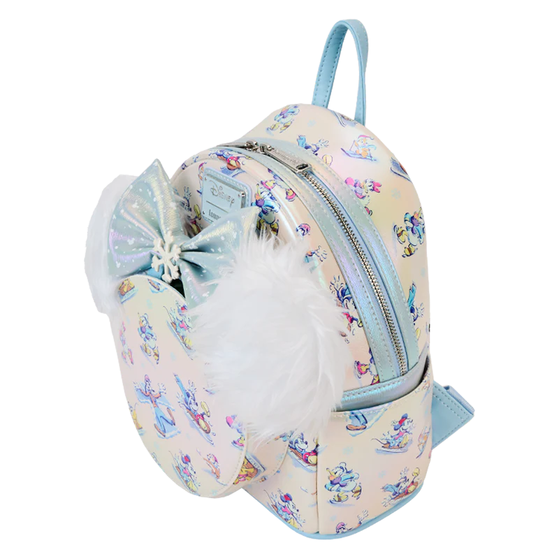 Mini sac à dos Serre-tête LoungeFly - Winter Wonderland / Mickey & Amis
