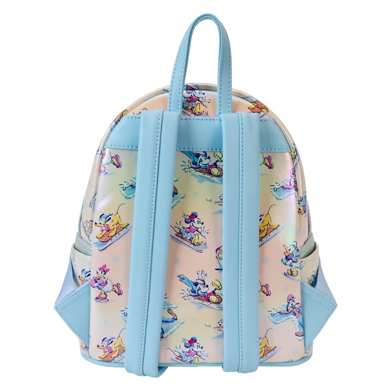 Mini sac à dos Serre-tête LoungeFly - Winter Wonderland / Mickey & Amis