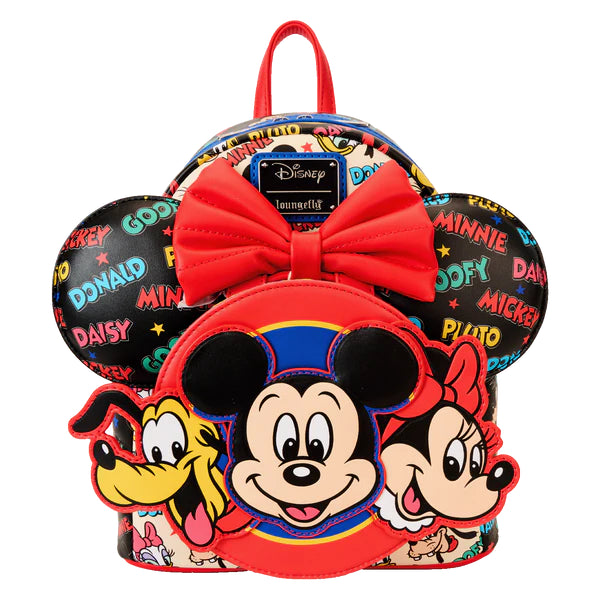 Mini sac à dos Serre-tête LoungeFly - Classique - Mickey & Amis