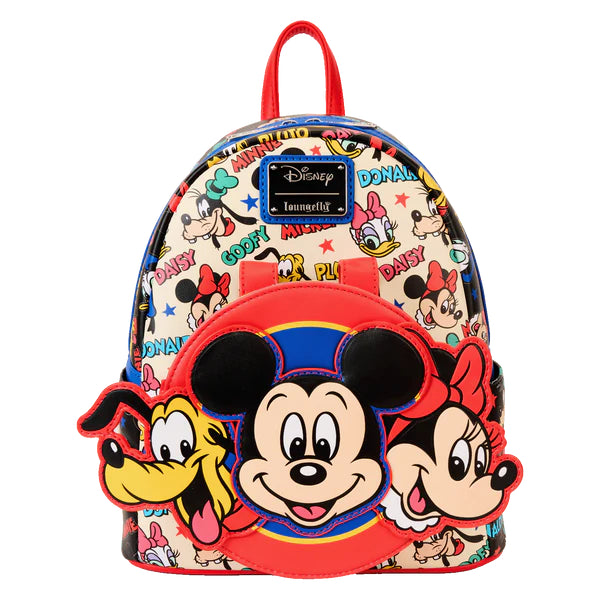 Mini sac à dos Serre-tête LoungeFly - Classique - Mickey & Amis