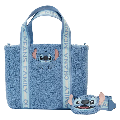 Sac à mains Loungefly - Sherpa - Stitch - Disney