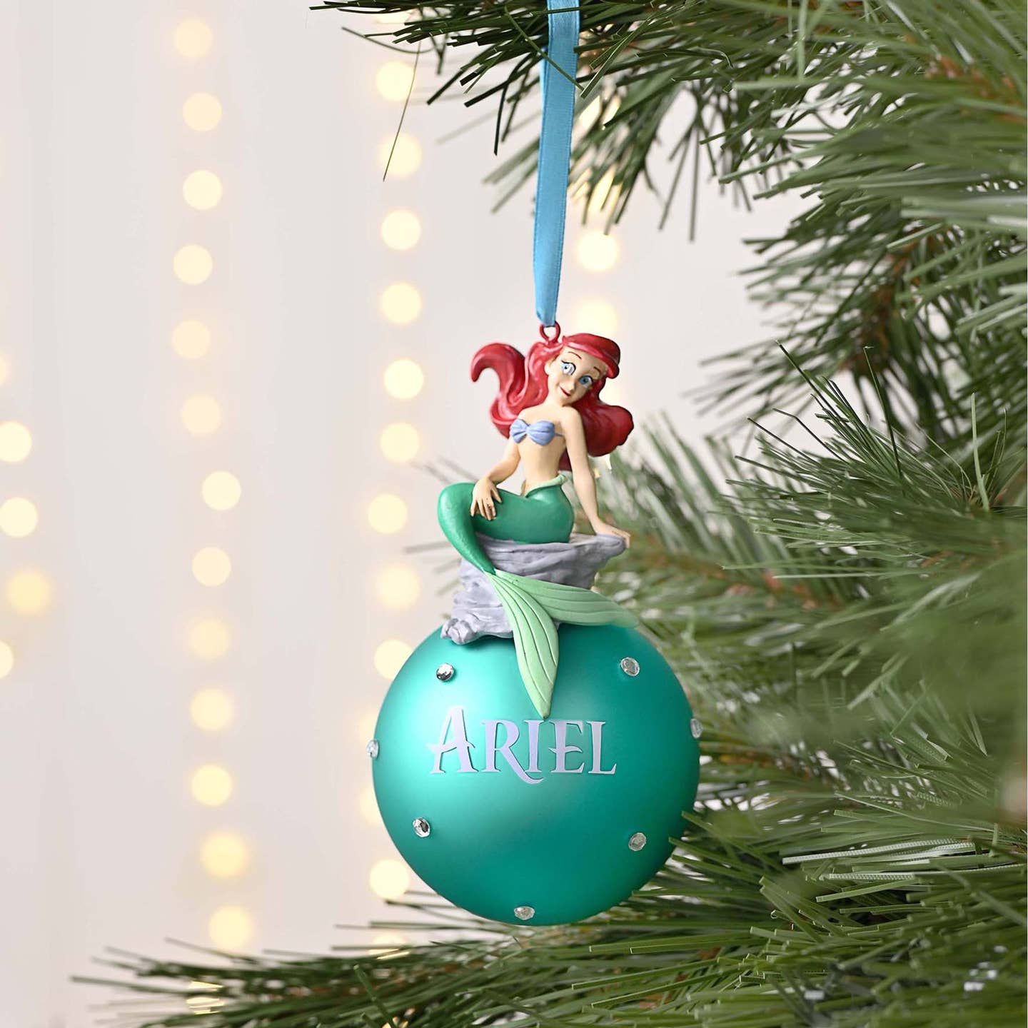 Boule de Noël en verre Disney  / Ariel La petite sirène