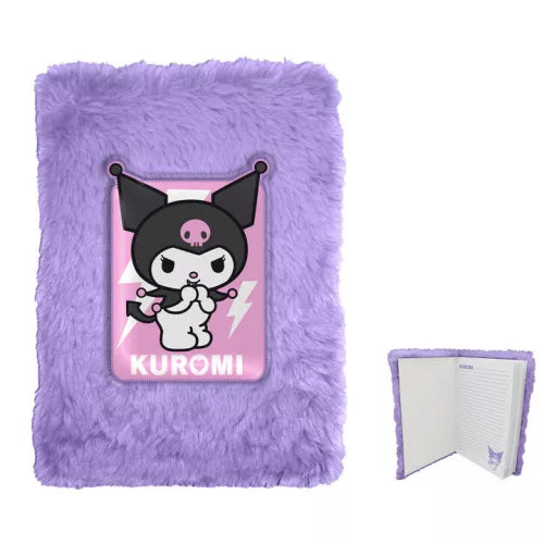 Carnet A5 en peluche Hello Kitty Kuromi