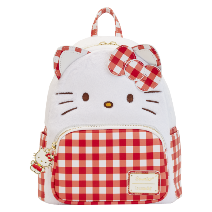 SANRIO - Hello Kitty "Gingham Cosplay" - Mini Sac à dos LoungeFly