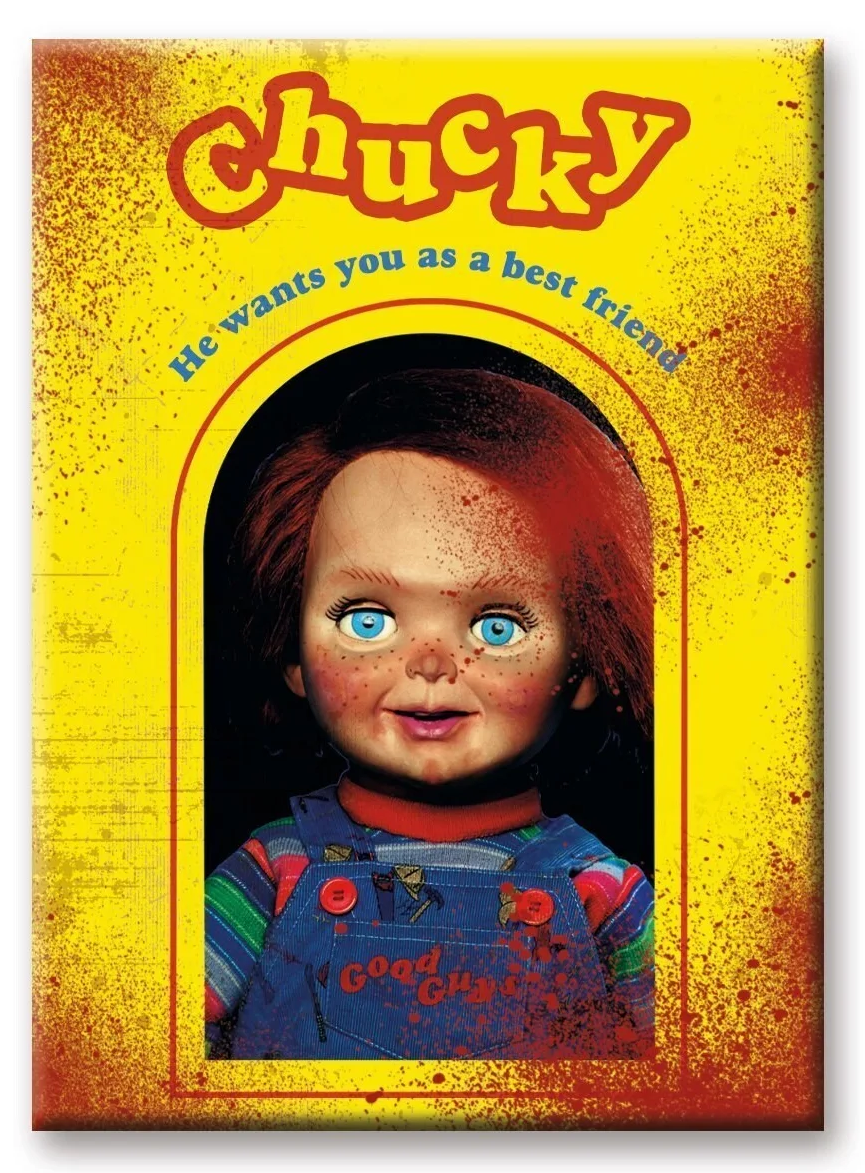 CHUCKY - Jouet - aimant 6.3x8.9cm