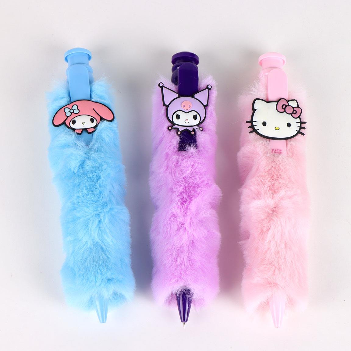 HELLO KITTY & Friends - Grands Stylos Fluffy