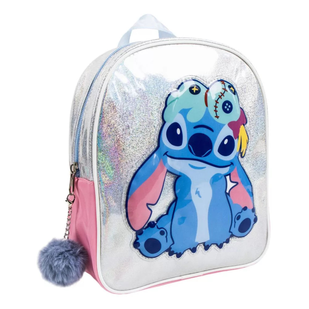 Sac à dos hologramme Disney Lilo et Stitch, sac 23 cm