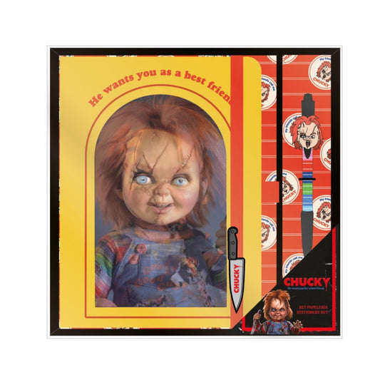 CHUCKY - Set de Papeterie - Notebook A5 + Stylo