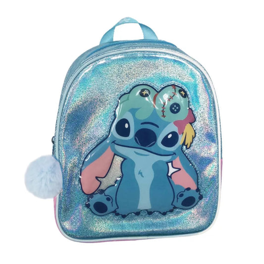 Sac à dos hologramme Disney Lilo et Stitch, sac 23 cm