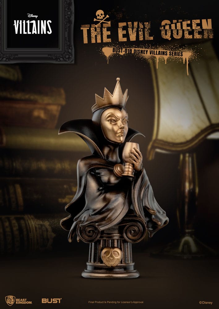 DISNEY - Reine-Sorcière - Buste Villains Series PVC 16cm