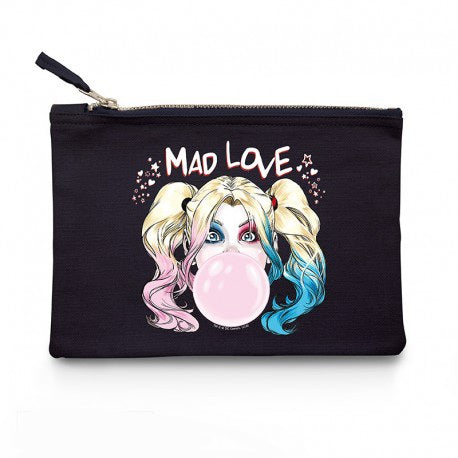 DC COMICS - Trousse à maquillage - "Harley Quinn" - Bleu