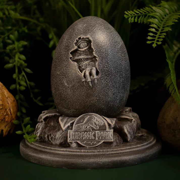 JURASSIC PARK 30ANS - Set Oeuf + Canne - Réplique Edition limitée
