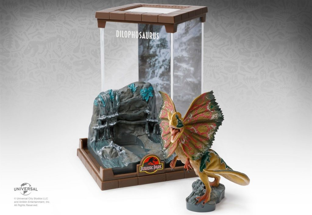 JURASSIC PARK - Dilophosaurus - Figurine Créature 10 x 10 x 17cm