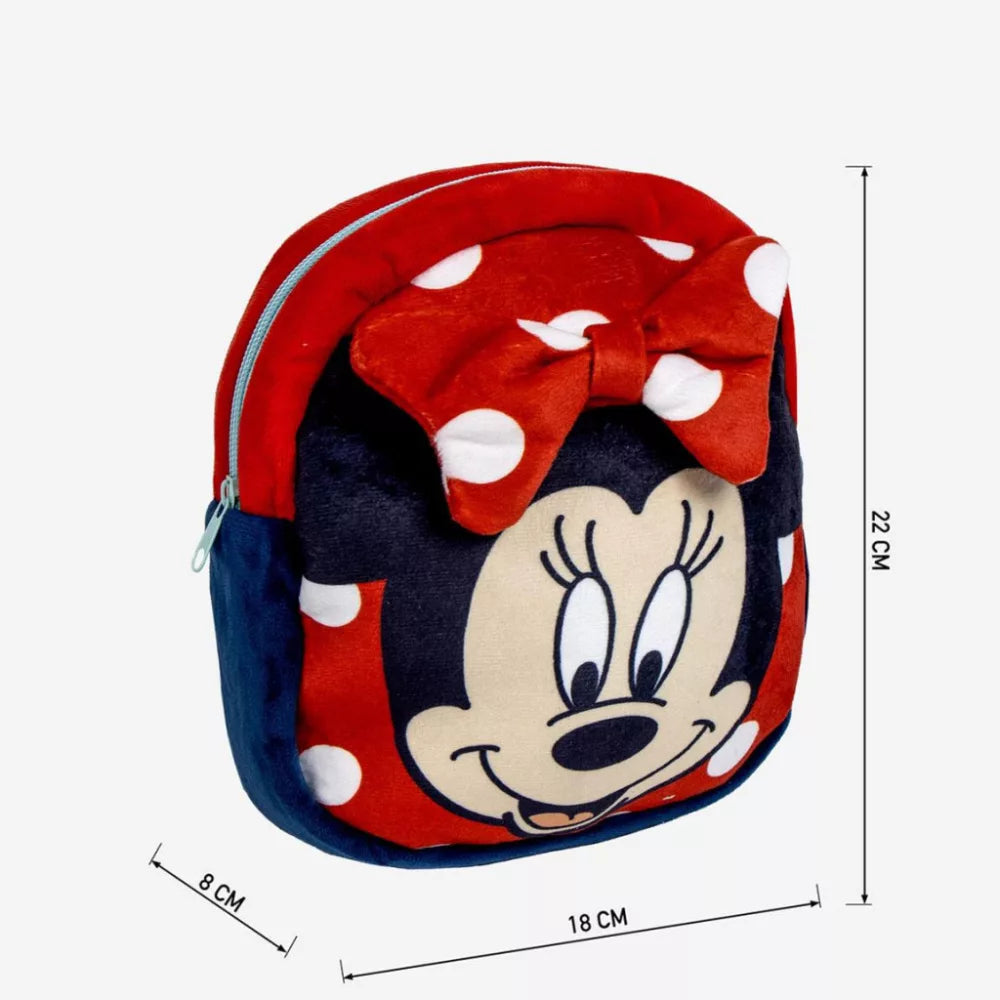 Sac à dos en peluche Disney Minnie, sac 22 cm