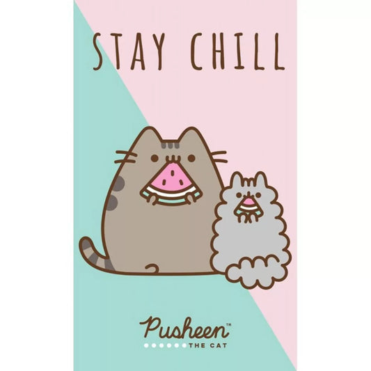 Serviette de toilette Pusheen Stay Chill, serviette de toilette, serviette 30x50 cm