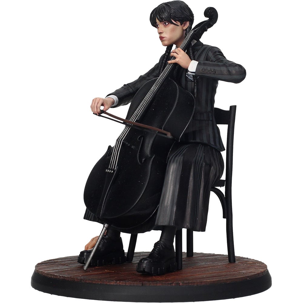 MERCREDI avec son Violoncelle - Figurine 15cm