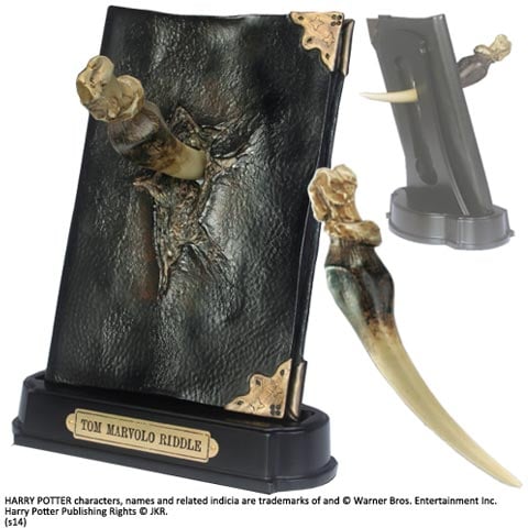 HARRY POTTER - Dent de Basilic et Journal de Tom Jedusor