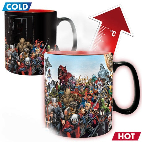 MARVEL - Mug Heat Change - 460 ml - Héros Marvel