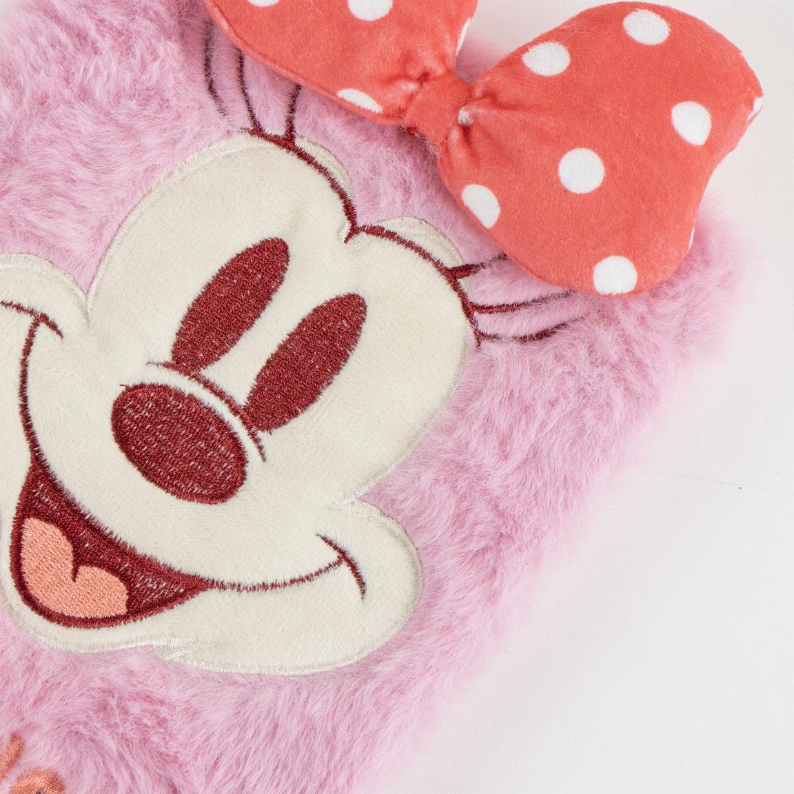MINNIE - Smiley - Notebook Premium Fourrure - Format A5