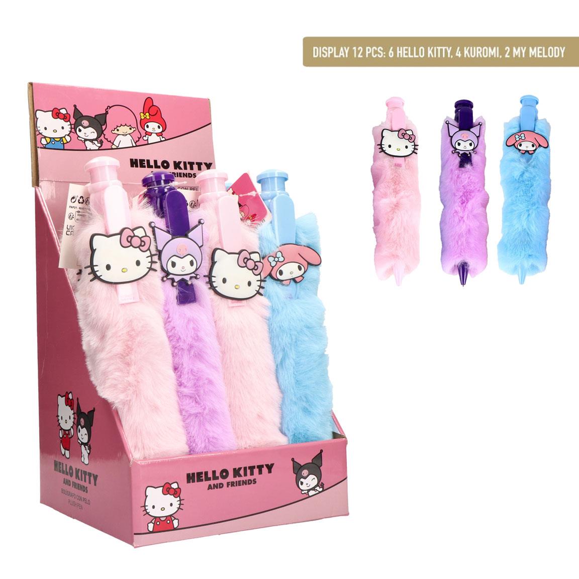 HELLO KITTY & Friends - Grands Stylos Fluffy